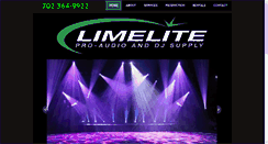 Desktop Screenshot of limeliteproaudio.com